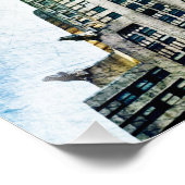 Chrysler Gebäude - Frozen - New York City Fotodruck (Ecke)