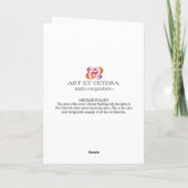 Chrysler-Gebäude-Gruß-Karte Karte (Rückseite)