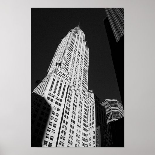 Chrysler Gebäude New York Amerika Poster (Vorne)