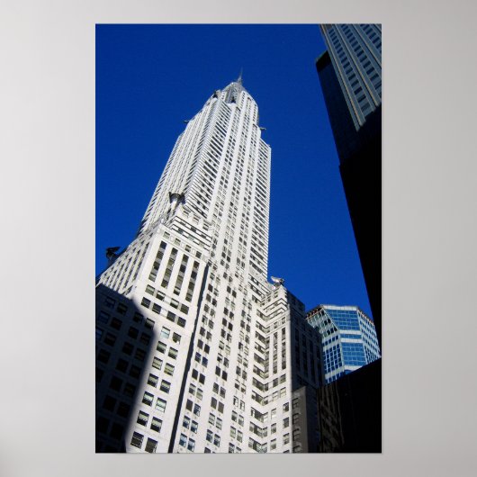 Chrysler Gebäude New York Amerika Poster (Vorne)