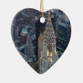 Chrysler-Gebäude-New York City LuftSkyline NYC Keramikornament (Rechts)
