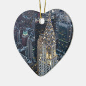 Chrysler-Gebäude-New York City LuftSkyline NYC Keramikornament (Links)