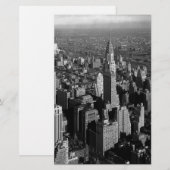 Chrysler Gebäude New York Manhattan Briefpapier (Vorne/Hinten)