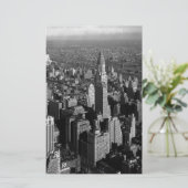 Chrysler Gebäude New York Manhattan Briefpapier (Stehend Vorderseite)
