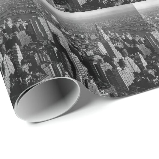 Chrysler Gebäude New York Manhattan Geschenkpapier (Rolleneckpunkt)