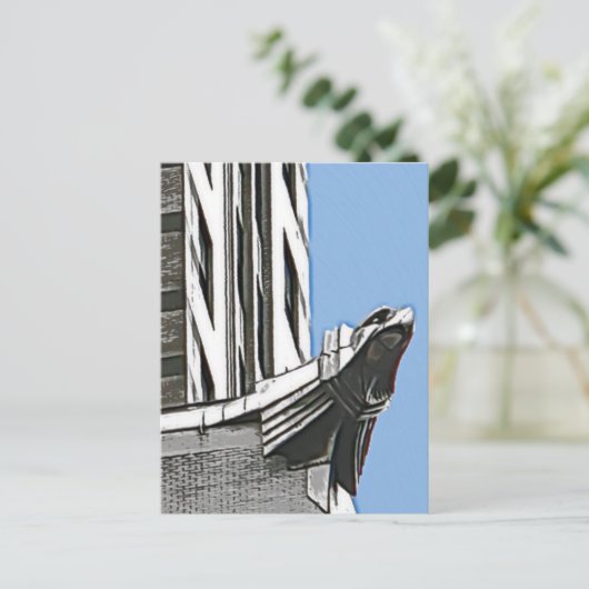 Chrysler Gebäude, New York Postkarte (Stehend Vorderseite)