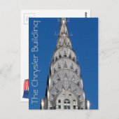 Chrysler Gebäude Postkarte (Vorne/Hinten)