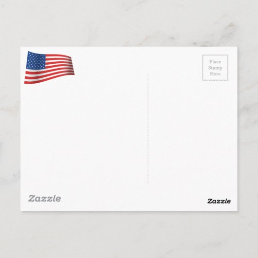 Chrysler Gebäude Postkarte (Rückseite)