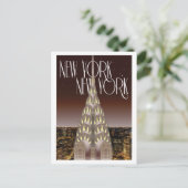 Chrysler-Gebäude Postkarte (Stehend Vorderseite)