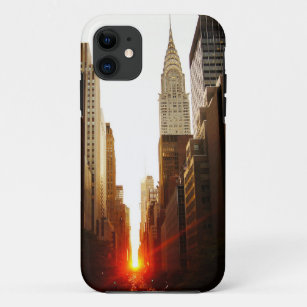 Chrysler-Gebäude-Sonnenuntergang Case-Mate iPhone Hülle