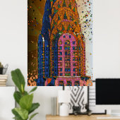 Chrysler Gebäude Top Closeup #1 Poster (Heimbüro)