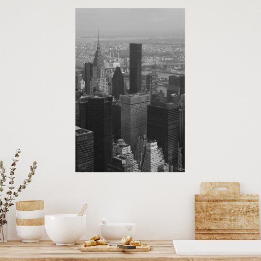 Chrysler Gebäude und Midtown Poster (Küche)