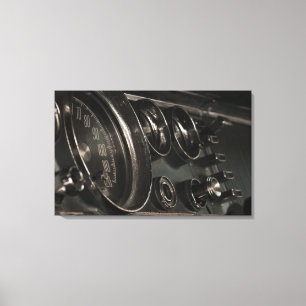 Chrysler-New- Yorkerarmaturenbrett-Leinwand-Druck Leinwanddruck