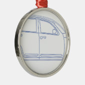 Chrysler PT Cruiser Silbernes Ornament (Rechts)
