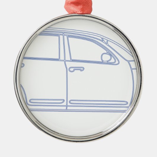 Chrysler PT Cruiser Silbernes Ornament (Vorne)