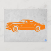 Chrysler Vintag Orange Postkarte (Vorderseite)