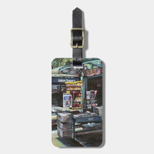 Chrysocolia Morning, Gewerkschaft Square, New York Gepäckanhänger (Vorderseite vertikal)