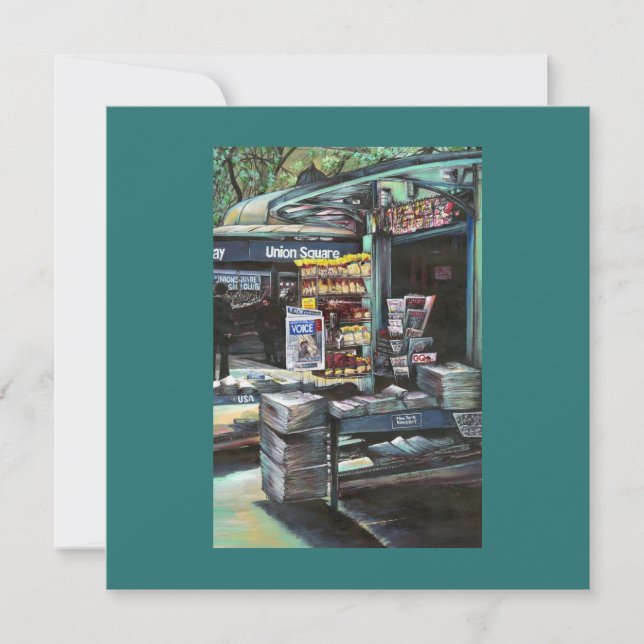 Chrysocolia Morning, Gewerkschaft Square, NYC (Vorderseite)