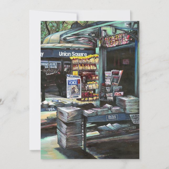 Chrysocolia Morning, Gewerkschaft Square, NYC (Vorderseite)