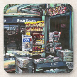 Chrysocolia Morning, Gewerkschaft Square, NYC Getränkeuntersetzer