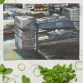 Chrysocolia Morning, Gewerkschaft Square, NYC Handtuch (Gefaltet)