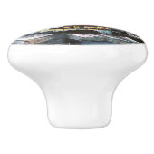 Chrysocolia Morning, Gewerkschaft Square, NYC Keramikknauf (Seitenansicht)