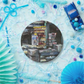 Chrysocolia Morning, Gewerkschaft Square, NYC Pappteller (Party)