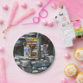 Chrysocolia Morning, Gewerkschaft Square, NYC Pappteller (Party)