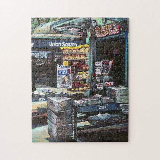 Chrysocolia Morning, Gewerkschaft Square, NYC Puzzle (Vertikal)