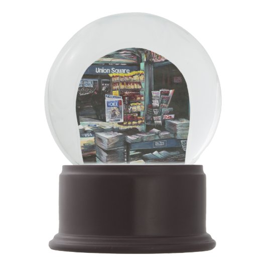 Chrysocolia Morning, Gewerkschaft Square, NYC Schneekugel (Vorderseite)
