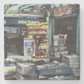 Chrysocolia Morning, Gewerkschaft Square, NYC Steinuntersetzer (Vorderseite)