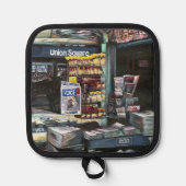 Chrysocolia Morning, Gewerkschaft Square, NYC Topflappen (Vorderseite)