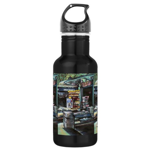 Chrysocolia Morning, Gewerkschaft Square, NYC Trinkflasche (Vorderseite)