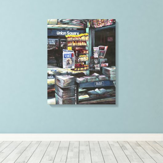 Chrysocolia Morning, New York City Leinwanddruck (Insitu (Holzboden))