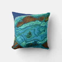 Chrysocolla Throw Kissen