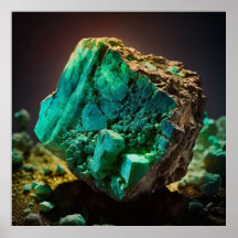 Chrysoprase Macro, lebendiger grüner Edelstein
