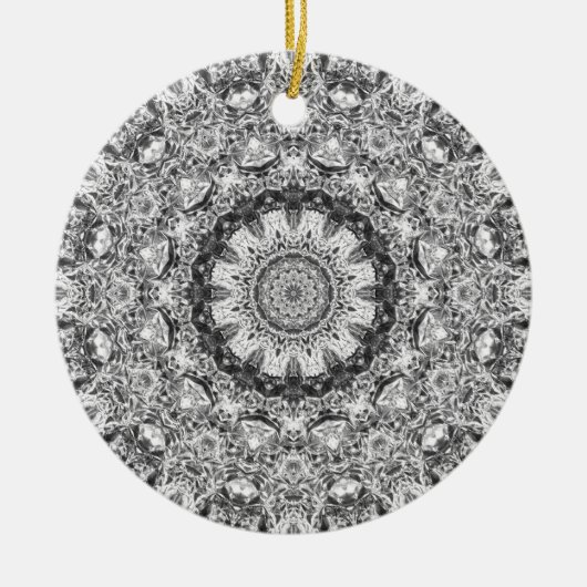 Chrystal Kaleidoskop 01 Keramik Ornament (Vorne)