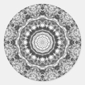 Chrystal Kaleidoskop 04 Runder Aufkleber (Vorderseite)