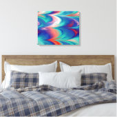 Chrystal Marble 2 Wrapped Canvas Leinwanddruck (Insitu (Schlafzimmer))