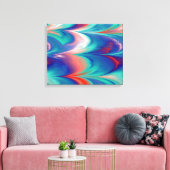 Chrystal Marble 2 Wrapped Canvas Leinwanddruck (Insitu (Wohnzimmer))