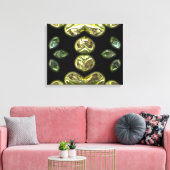 Chrystal X7-4 Wrapped Canvas Leinwanddruck (Insitu (Wohnzimmer))