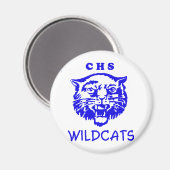 CHS Wildcat Magnet (Vorderseite/Rückseite)