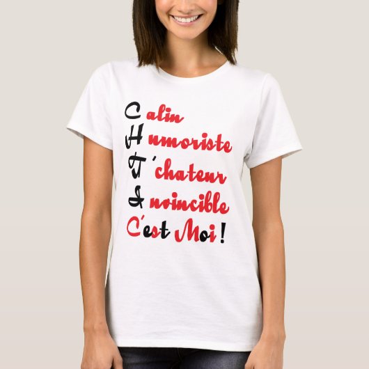 CHTI C IST MOI.PNG T-Shirt (Vorderseite)
