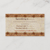 Chu Mtu African Folk Art VENDOR TRADE ARTIFACTS Visitenkarte (Rückseite)