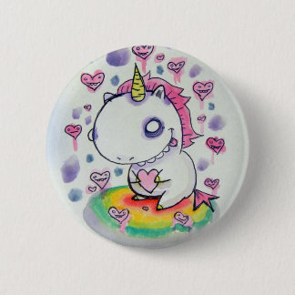 Chubbles das Einhorn Button