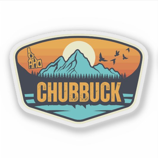 Chubbuck, Idaho Aufkleber (Vorderseite)