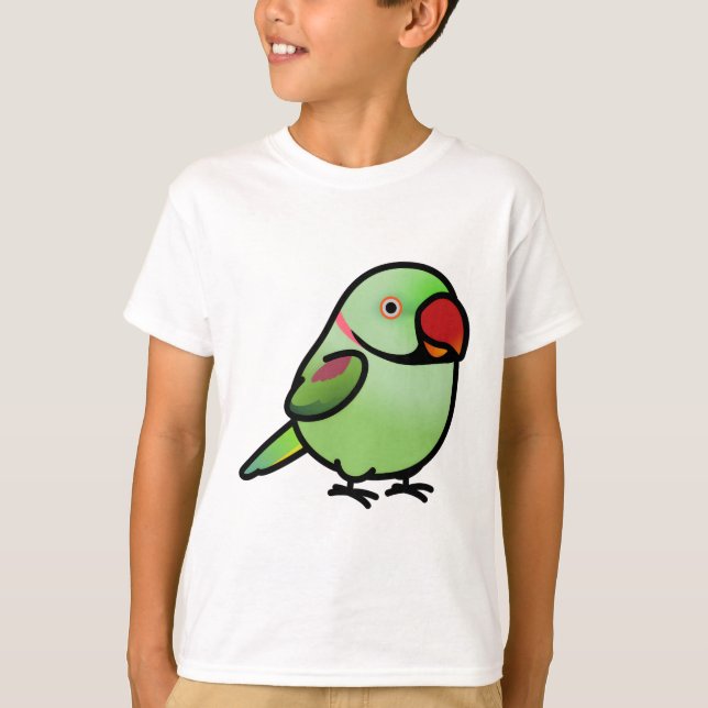 Chubby Alexandrine Indian Ringneck T-Shirt (Vorderseite)