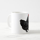 Chubby Ancona Chicken Kaffeetasse (Vorderseite Links)