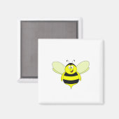 Chubby Bee Magnet (Vorderseite/Rückseite)