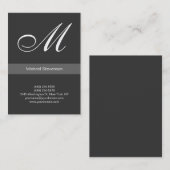 Chubby berufliche, anpassbare Visitenkarte (Vorne/Hinten)